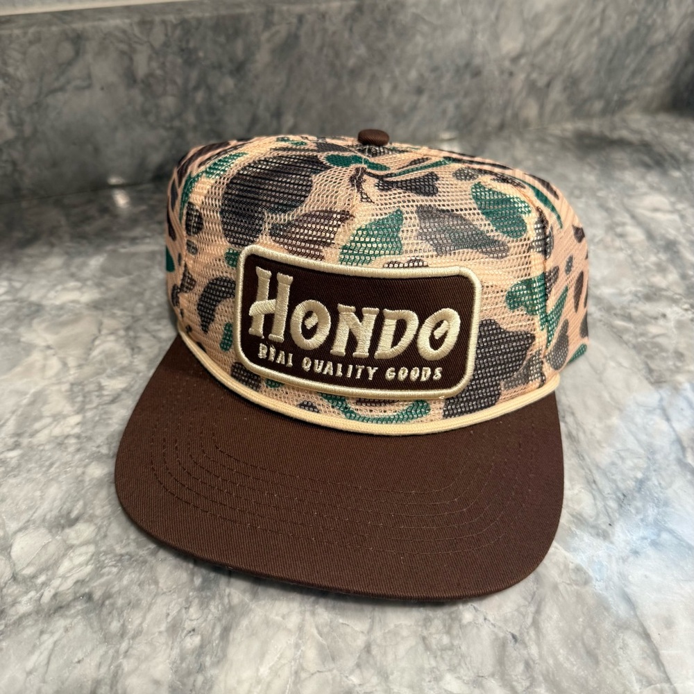 Brand New Hondo Camo Flat Bill Hat